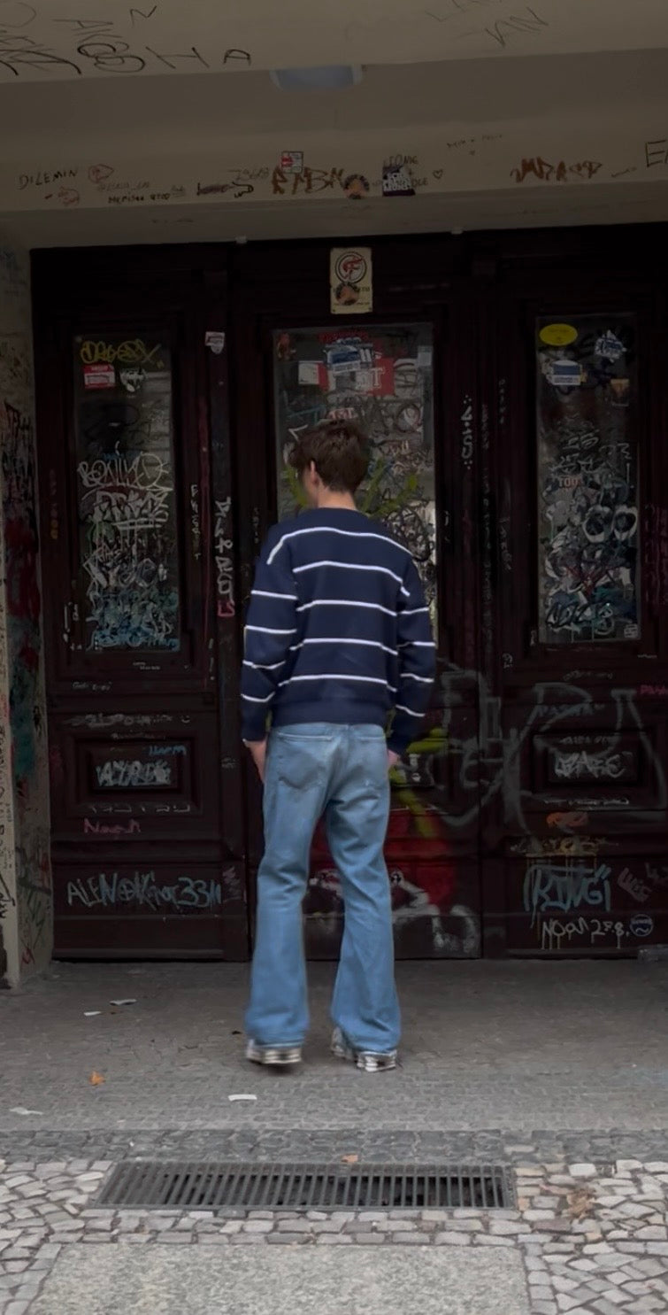 Knit Sweater – Navy