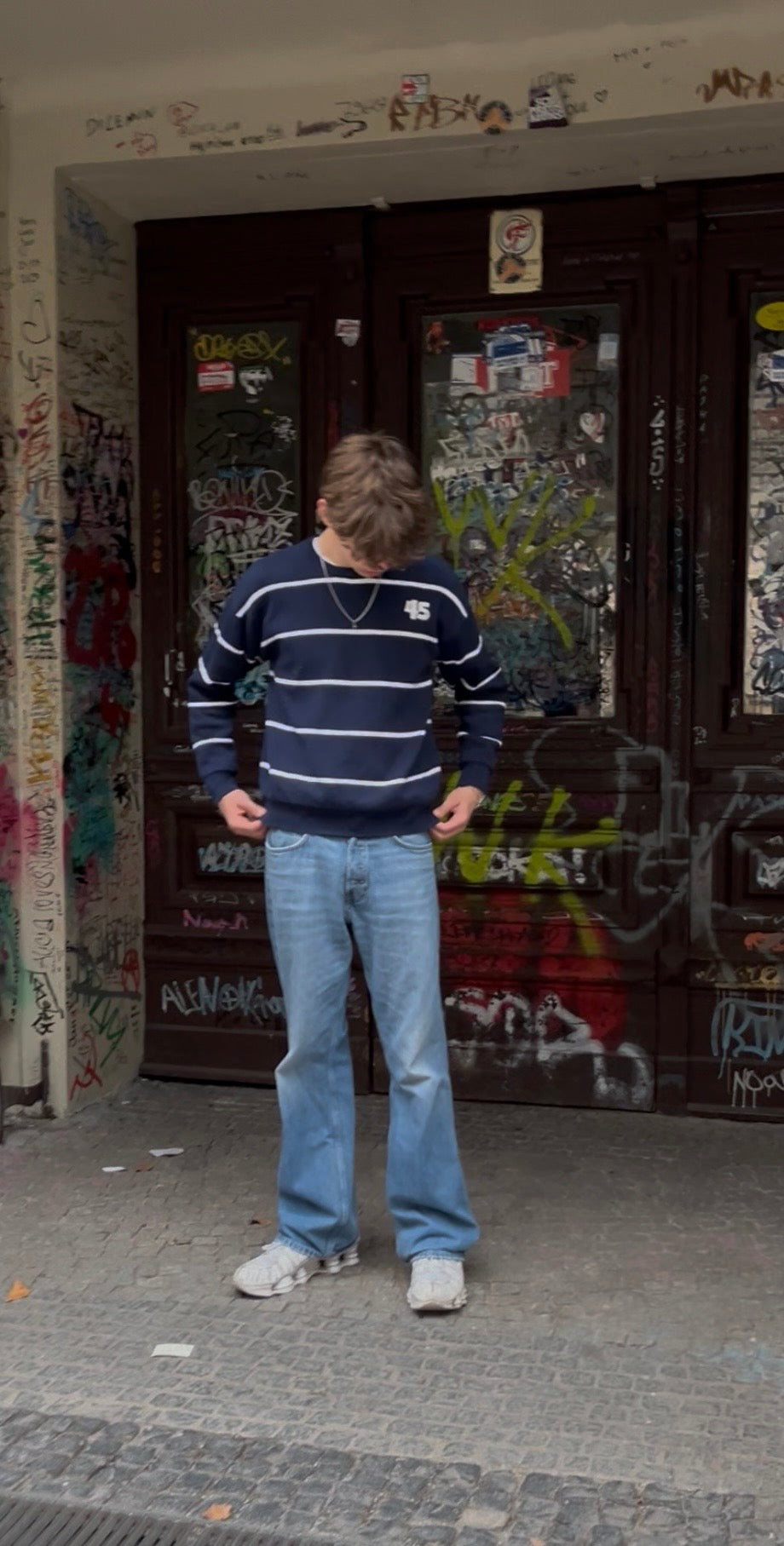 Knit Sweater – Navy