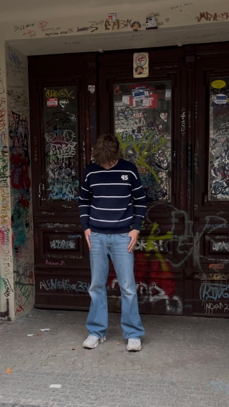 Knit Sweater – Navy